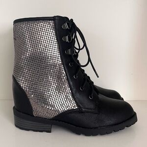 Hidden Wedge combat boots